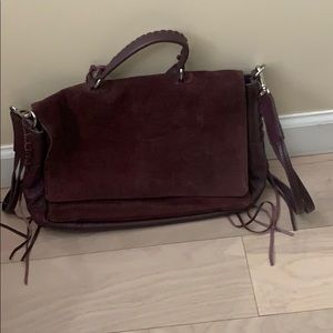 Zara suede and leather crossbody